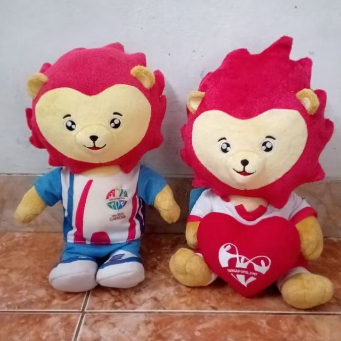 Boneka Maskot SEA GAMES & ASEAN PARA GAMES Singapore 2015 NILA (Newtag)