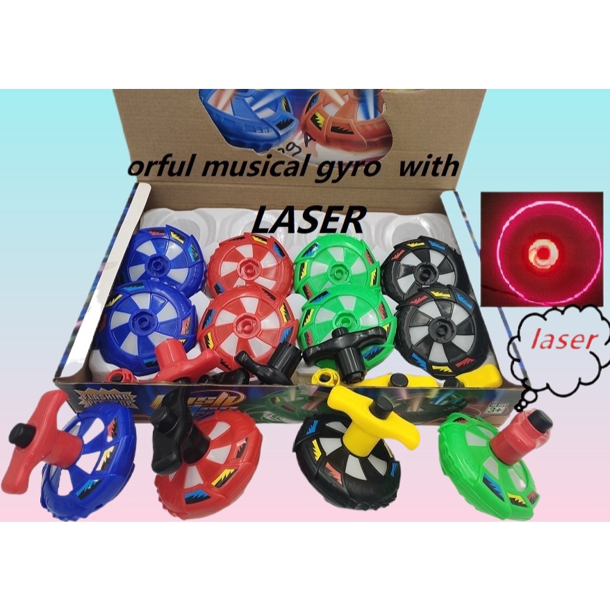 Gasing lampu Mainan Anak Gasing beyblade lampu Karakter Kartun Lampu dan Musik