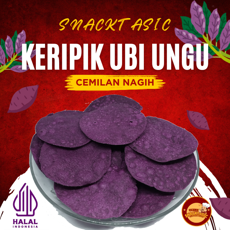 

SnackTasic Keripik Ubi Ungu/Telo Ungu 250gr - Makanan Ringan