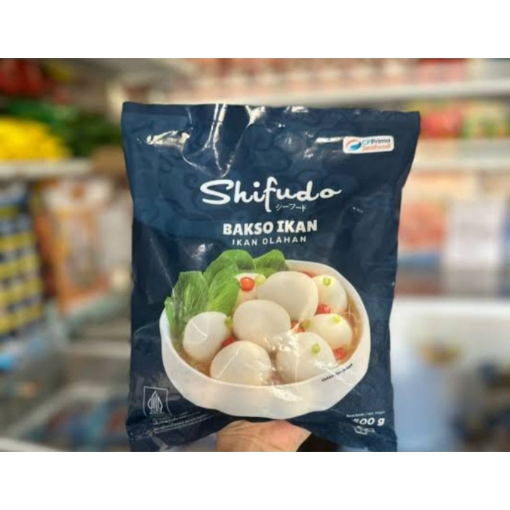 

Shifudo Baso ikan,Baso udang kemasan 500gr
