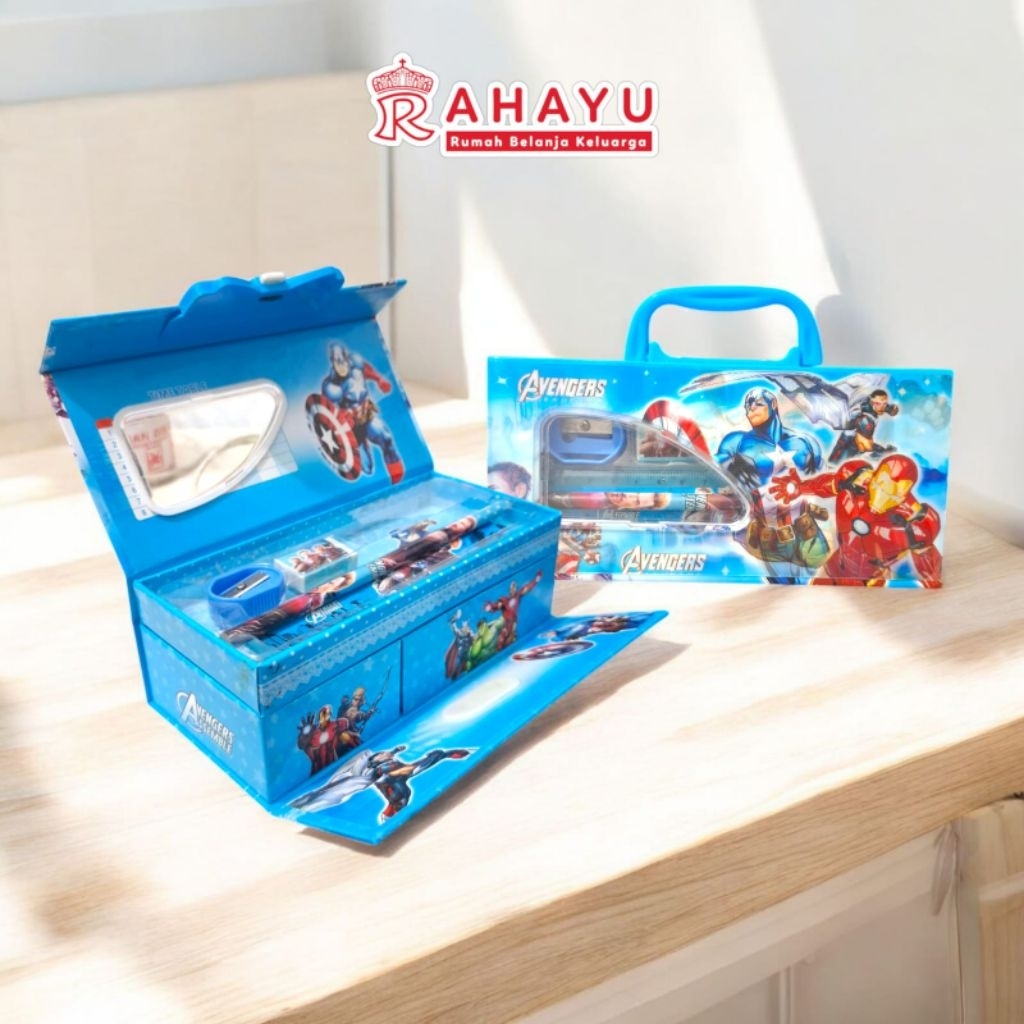 

PAKET ALAT TULIS ANAK - TEMA AVENGERS KARAKTER SUPERHERO MARVEL