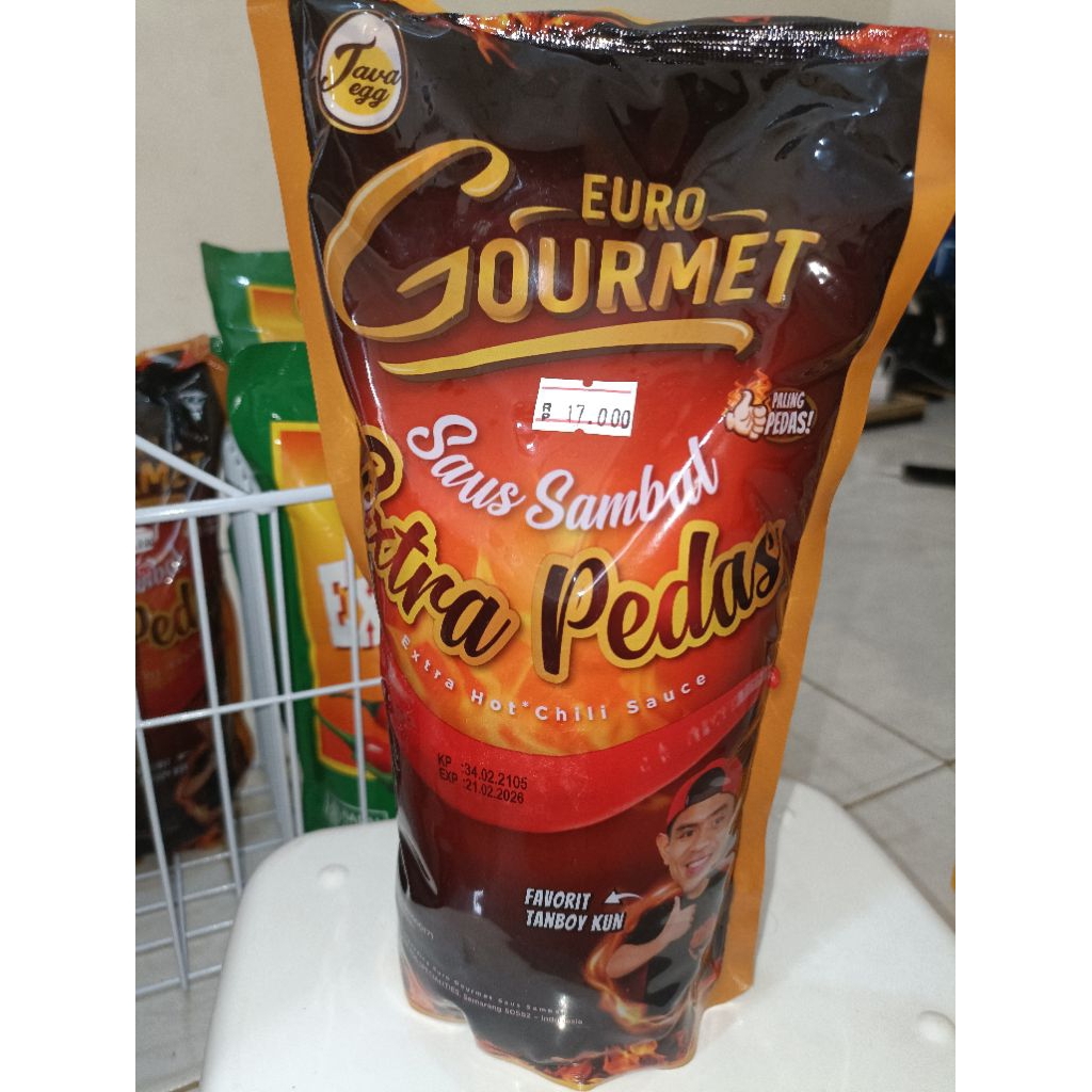

EURO GOURMET EXTRA PEDAS 1KG / Saus Sambal Paling Pedas