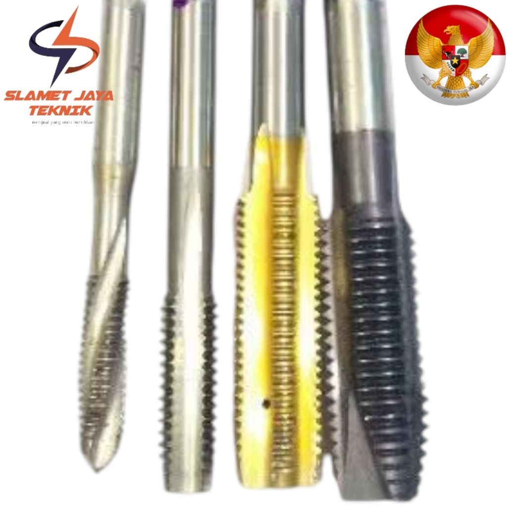 Tap.hand tap. tap baut kepala kunci 10 12 14 17. tap m6x1.0 m8x1.25 m10x1.25 m12x1.25 set 4pcs OSG
