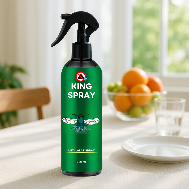 King Spray Anti Lalat Racun Lalat Paling Ampuh Semprotan Spray Pembunuh Pengusir Lalat Tuntas 250 ml