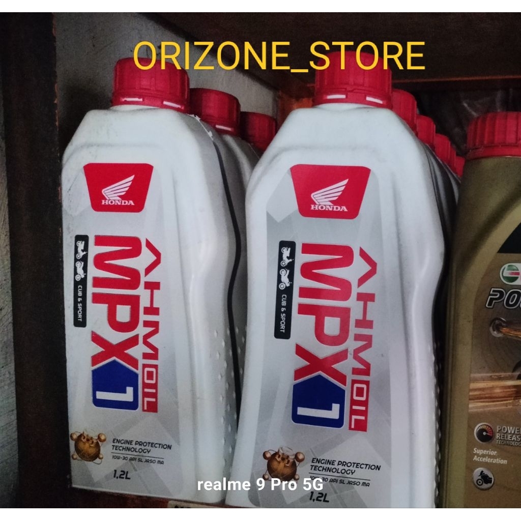 Oli MPX1 1,2 liter 10W-30 ORIGINAL