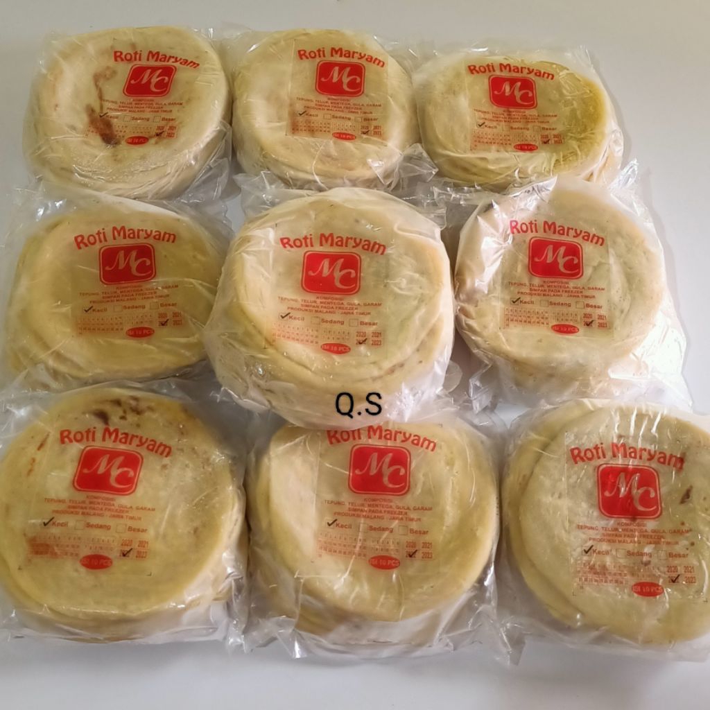 

~Q.S~ Roti Maryam Frozen Isi 10pcs Murah