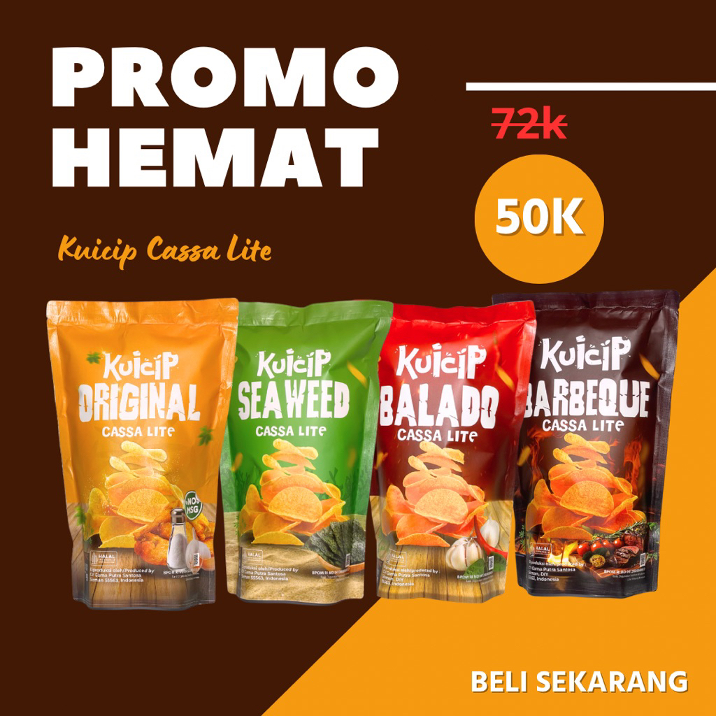 

PROMO KUICIP BELI 4 CUMA 50rb