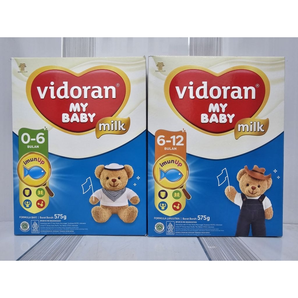 Vidoran MyBaby Milk 0-6 575g | Vidoran MyBaby Milk 6-12 575g