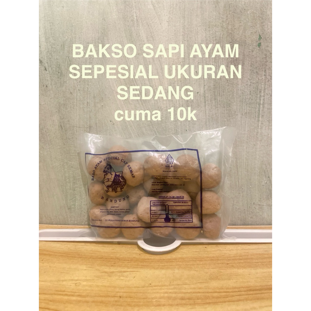 

bakso sapi ayam spesial isi 25 butir