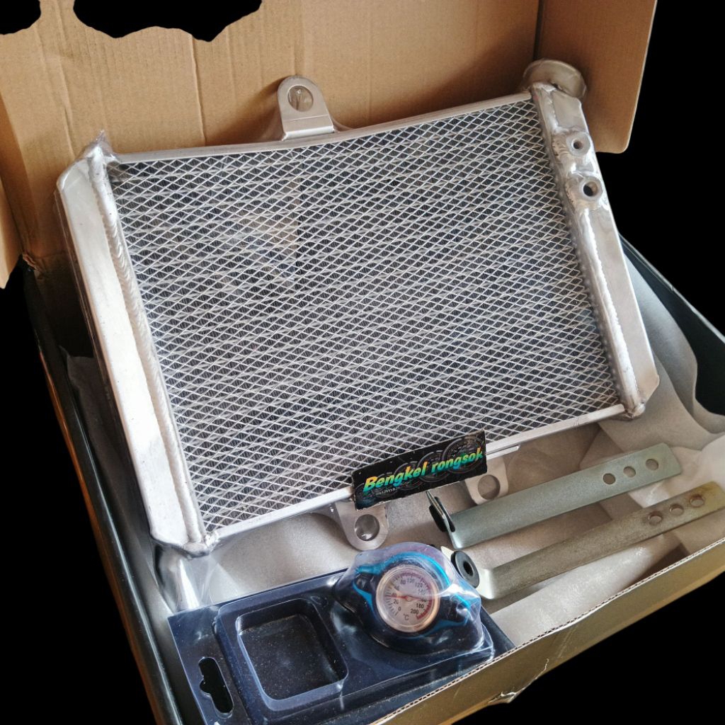 RADIATOR HUWI AXLD NINJA R SS RR ZX GAMBOT CURVE MELENGKUNG MODEL QTT MC28