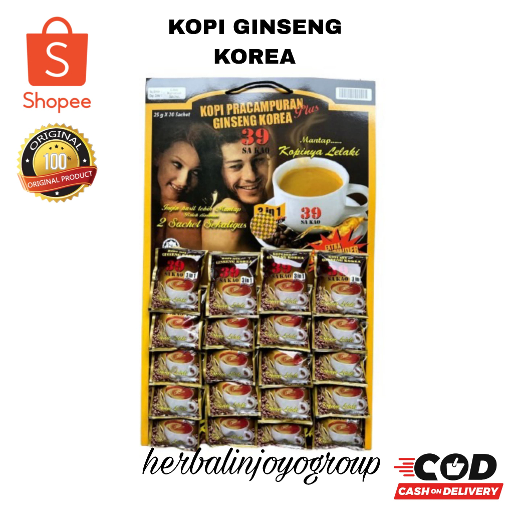 

kopi ginseng korea penambah stamina