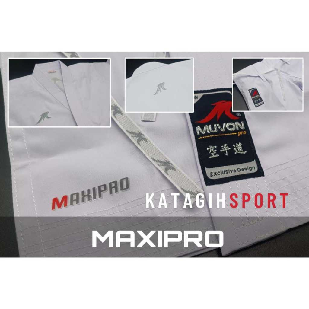 BAJU KARATE KATA MUVON MAXIPRO ORIGINAL / BAJU KARATE MAXIPRO