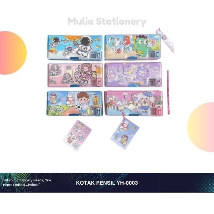 

Kotak Pensil / Tempat Pensil YH-0003 | Pencil Case YH-0003 Kotak Pensil Sekolah | Alat Tulis Sekolah