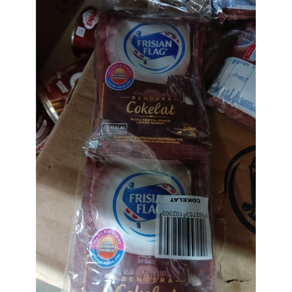 

frisian flag kental manis coklat renceng