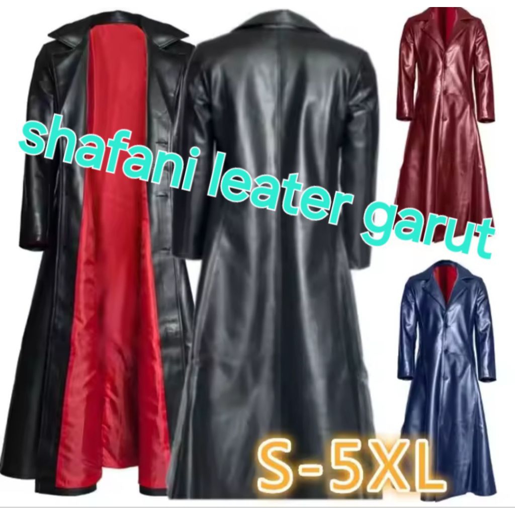 Jaket Jubah Pria dan wanita/Jaket Panjang Semi Kulit/Blazer Panjang Terbaru