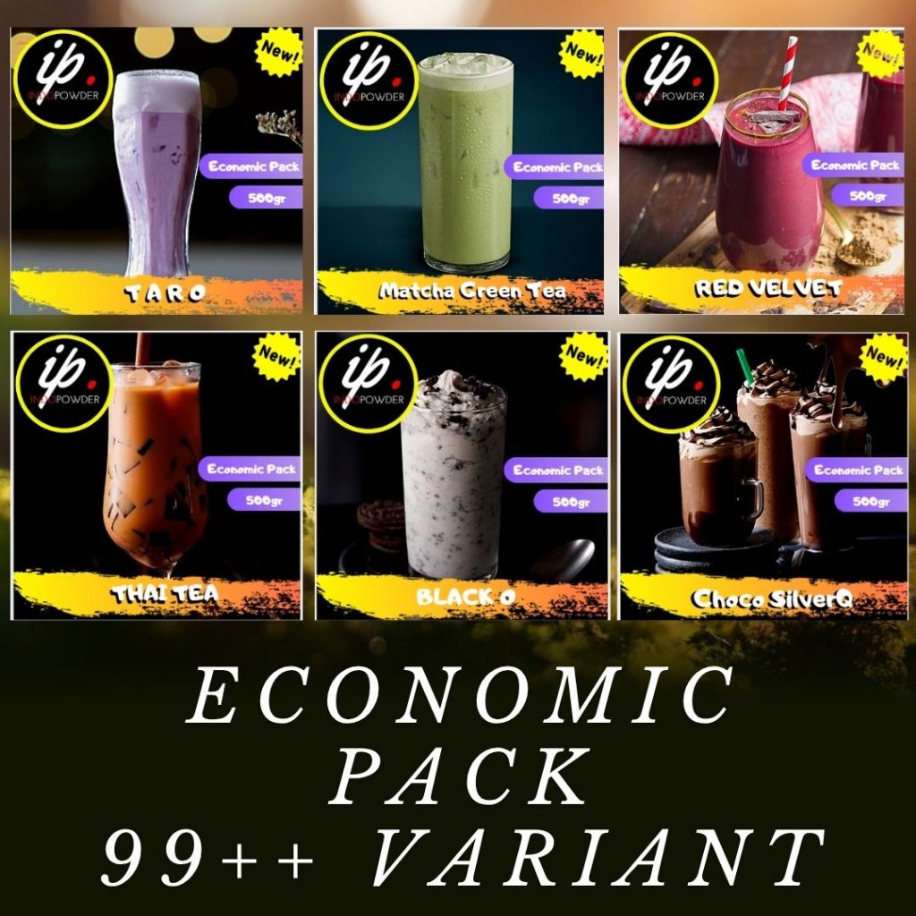 

IP Jakarta - Bubuk Minuman Aneka Rasa 500gr untuk Cafe, Waralaba, Resto dan Usaha Minuman Kekinian