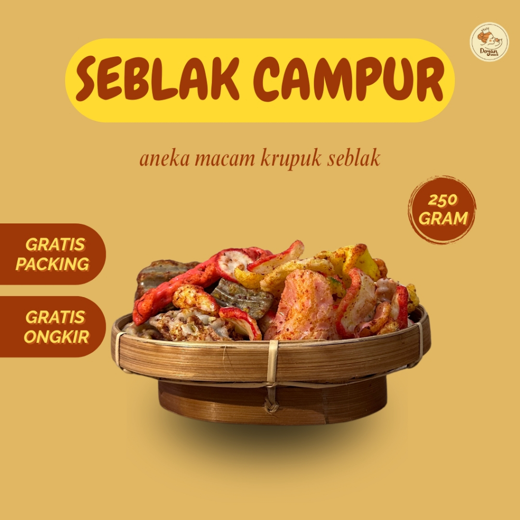 

SEBLAK CAMPUR / SEBLAK MIX / SEBLAK KERING MIX 250GR