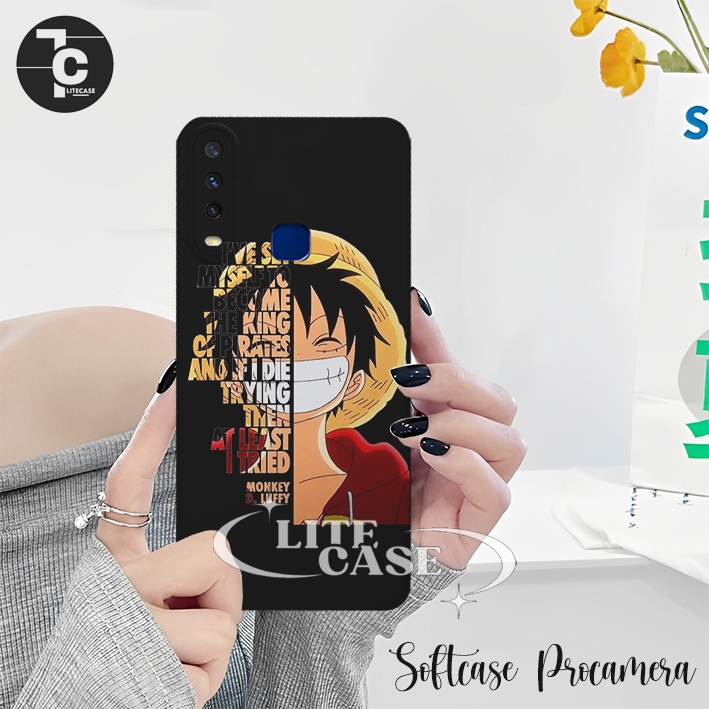 Case Hp VIVO Y12 Y12I Y15 Y17 Y19 Y30 Y30I Y50 Fashion Case Motif Anime one piece keren aesthetic - 