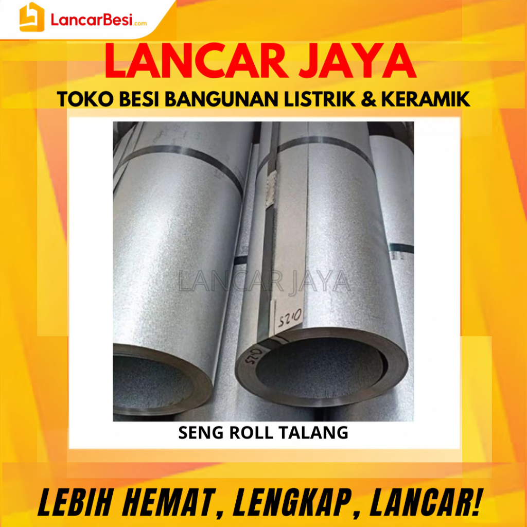 Seng Roll Talang Galvalum/Meter Hanya Area Jogja & Sekitarnya