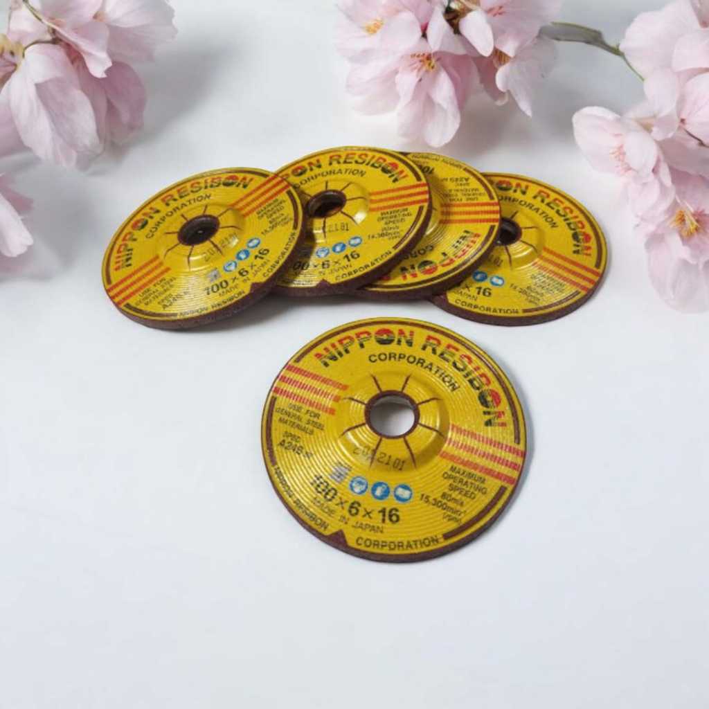 Batu gerinda tebal, batu poles nippon resibon