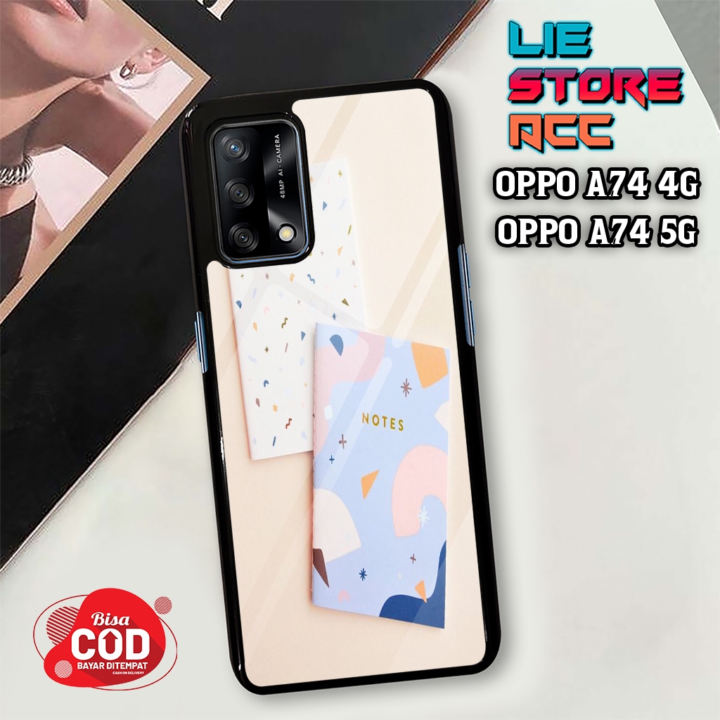 liestore_acc Case OPPO A74 4G / OPPO A74 5G Motif [ SEKOLAH ] Hp Glossy Casing Hardcase Softcase Bis