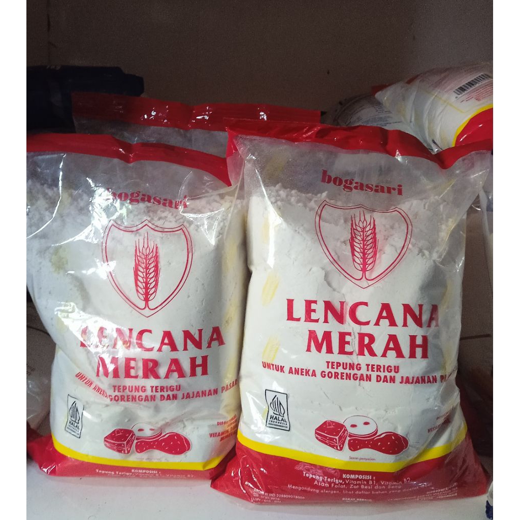 

TEPUNG TERIGU LENCANA MERAH 1 kg