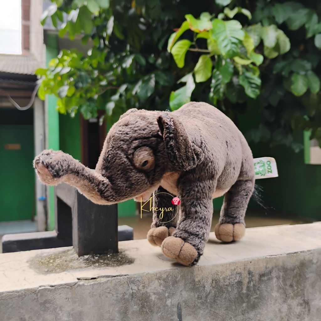 Boneka Gajah mirip asli Original Hansa Collab Melbourne Zoo