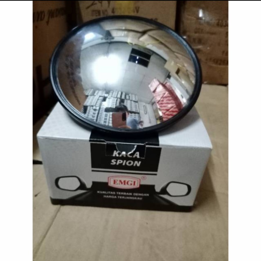 KACA SPION BULAT BUNDAR CEMBUNG UNIVERSAL 7 INCH 17,8 CM UNTUK TRUK LOHAN DAN FUSO 1107