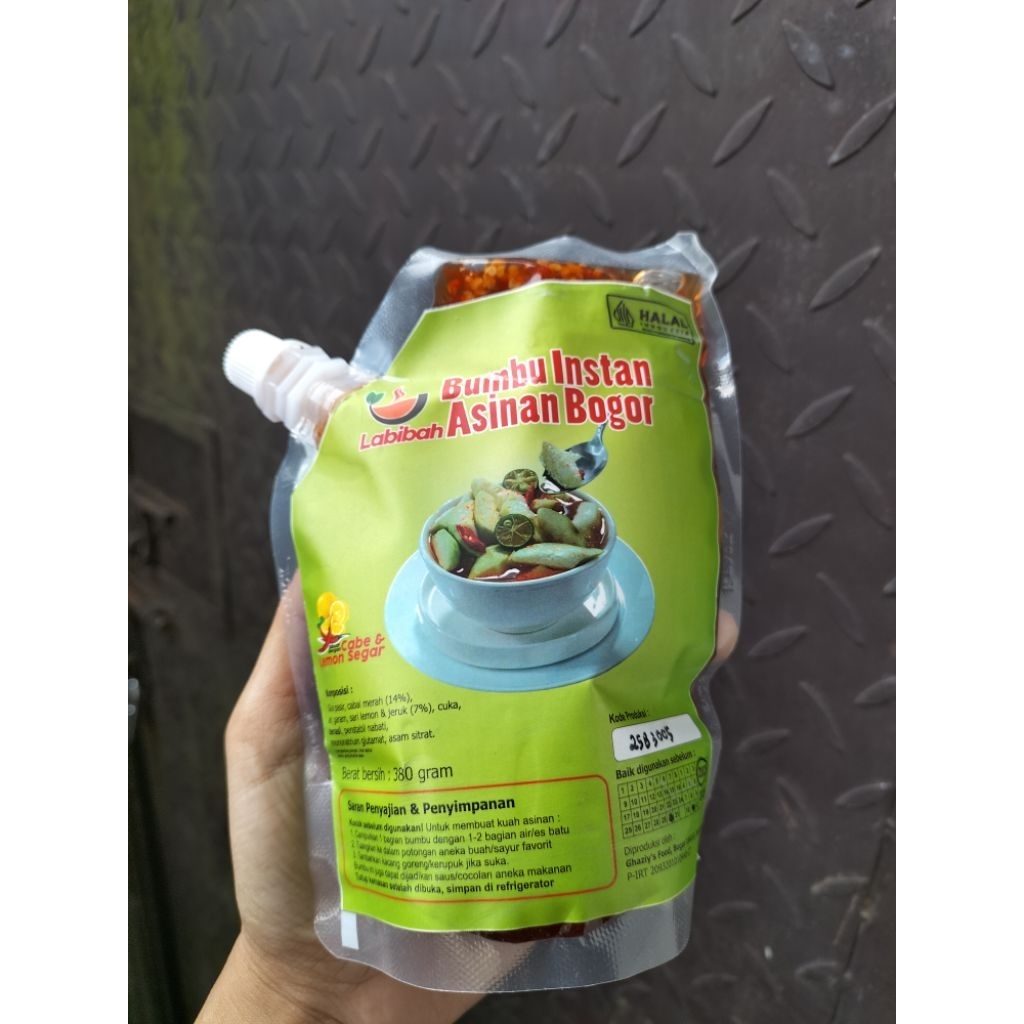 

bumbu instan asinan Bogor 380 gr
