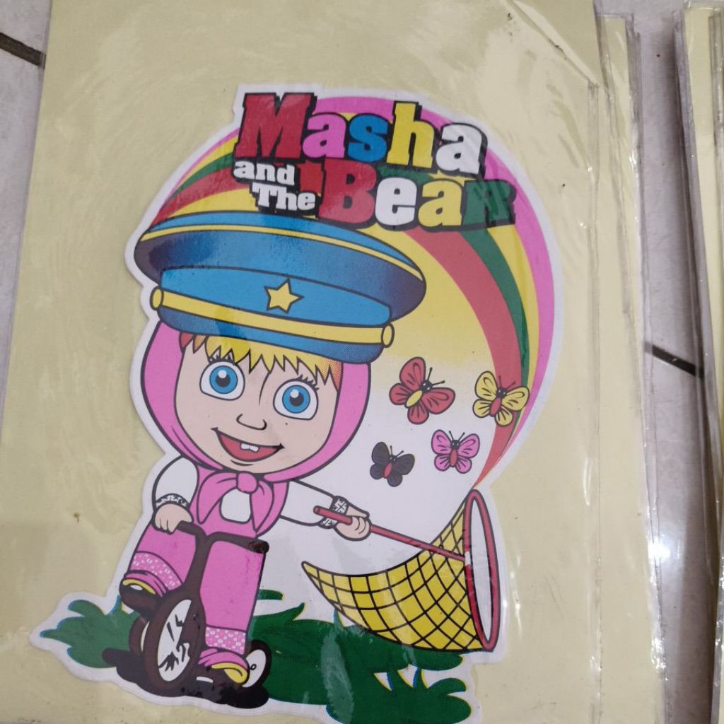 

sticker Masha print/ vinil glosi