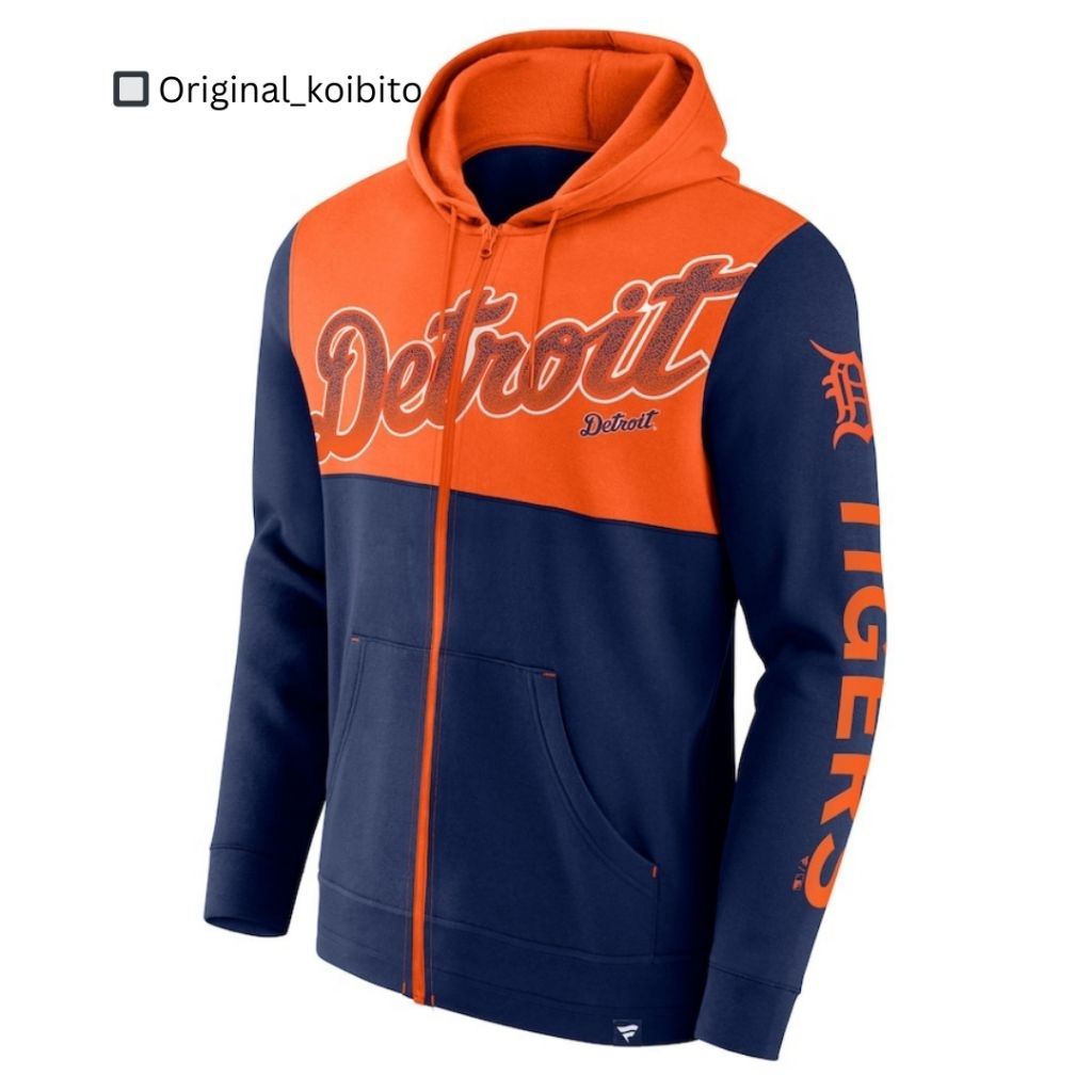 Detroit Tigers MLB Fntics Walk Off Fleece Full-Zip Hoodie - Original