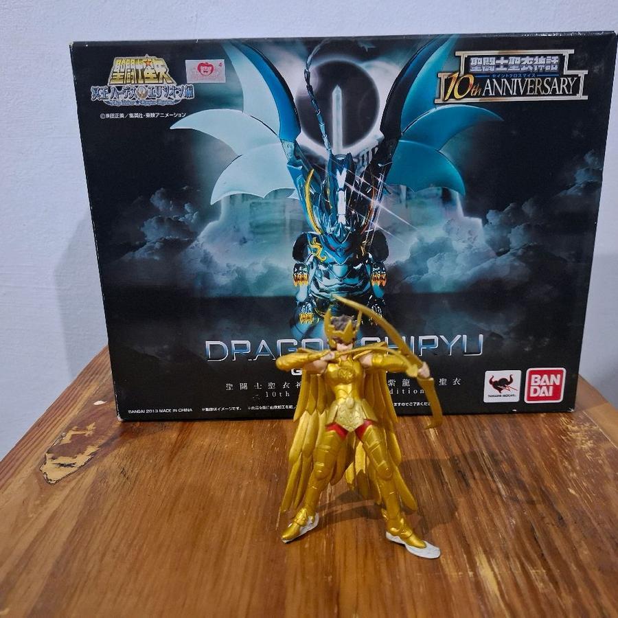 Saint Seiya seri God Cloth SCM EX 10 th Anniversary MIB_ Dragon Shiryu rare original Bandai