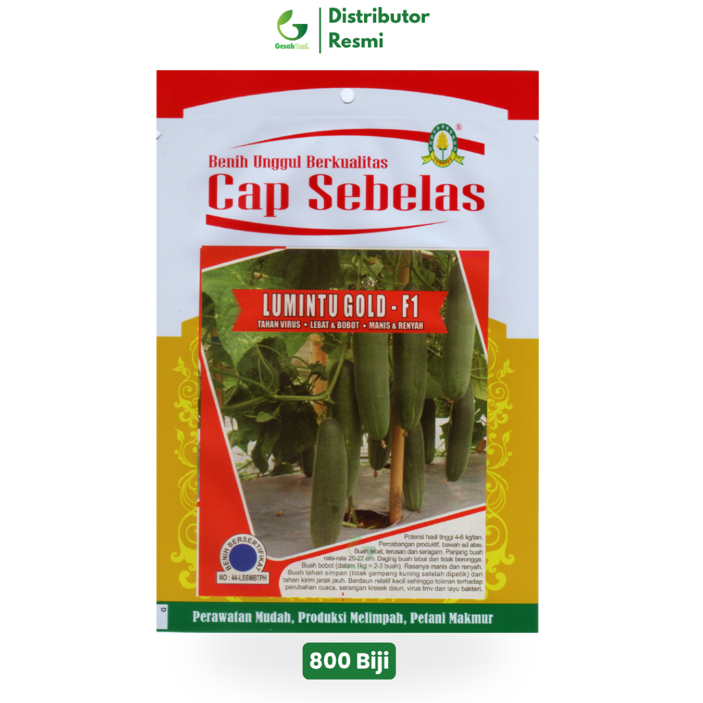 Timun Lumintu Gold F1 Cap Sebelas