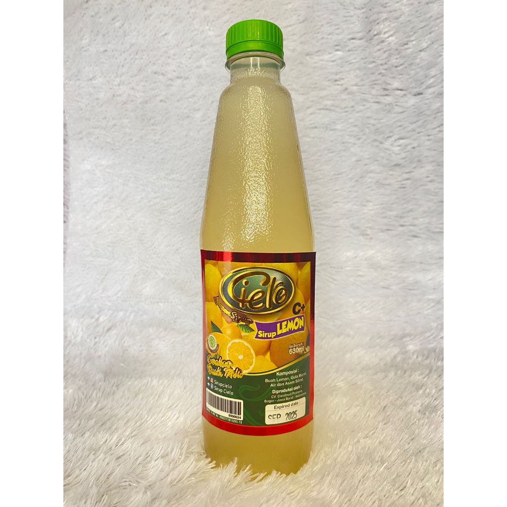 

Sirup Lemon Cielo Isi 630ml (kemasan Plastik) - Minuman Sehat dan Segar - Minuman buah asli