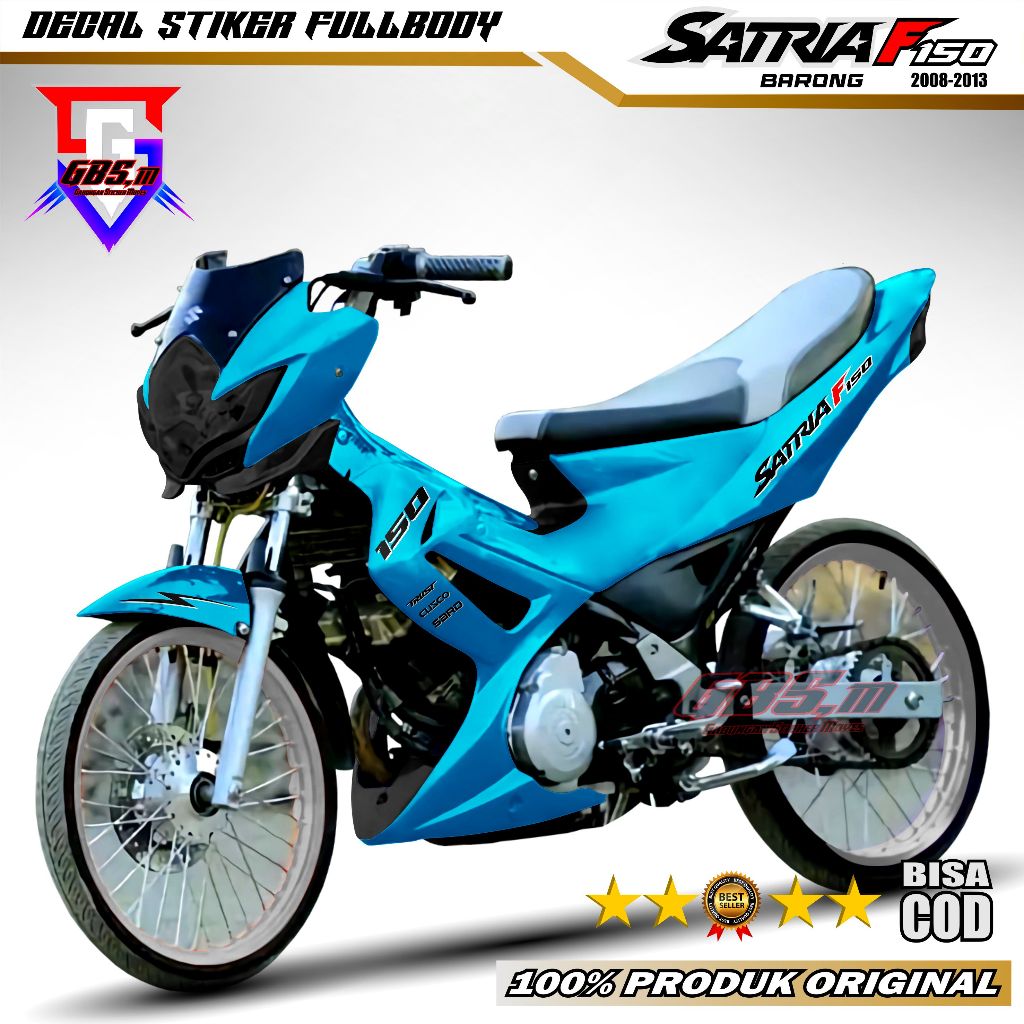 Terbaru Decal Variasi Fullbody Satria Fu Barong 2009 2010 2011 2012 Stiker Motor Satria Fu Barong St