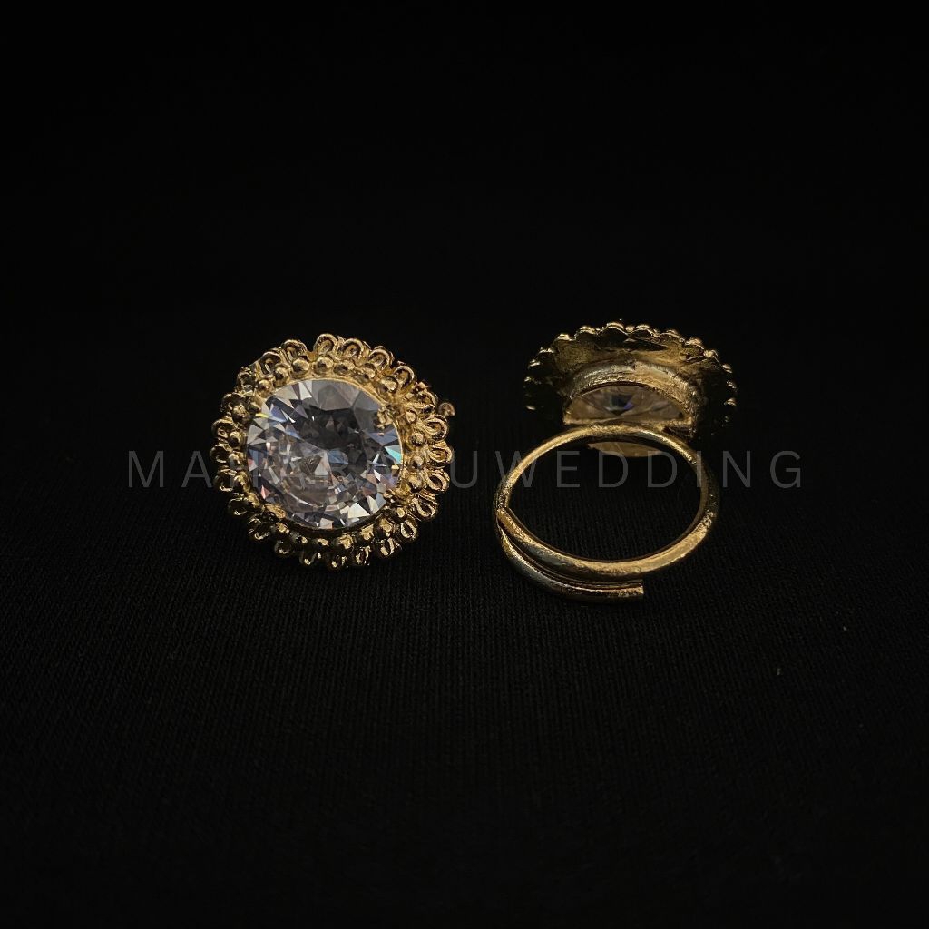 Cincin Pengantin Diamond / Cincin Batu Diamond / Cincin Diamond / Cincin Pengantin Diaond Zircon V3 
