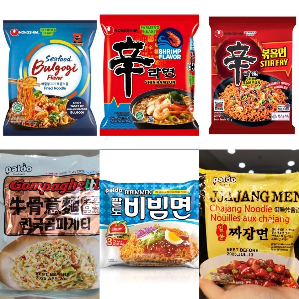 

Mie Korea instant noodles ramen ramyun halal