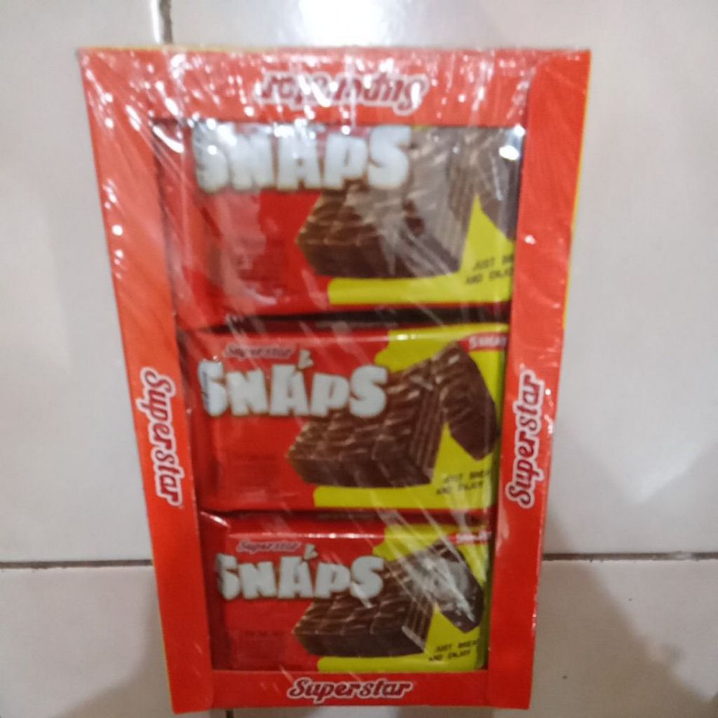

Roma Wafer Superstar Snaps 1 Box isi 12 Sachet x 28 gr