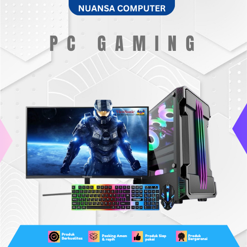 PC  GAMING CORE I7 RAM 16 GB SSD COMPLETE SIAP GAMING BERAT