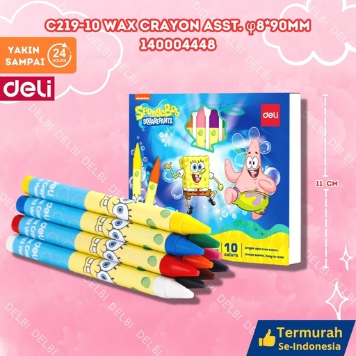 

DELI Wax Crayon MEWARNAI EDISI SPONGEBOK