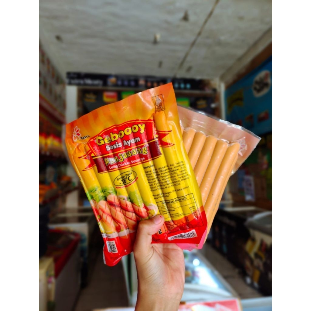 

Gebooyku sosis ayam panjang coklat 500gr