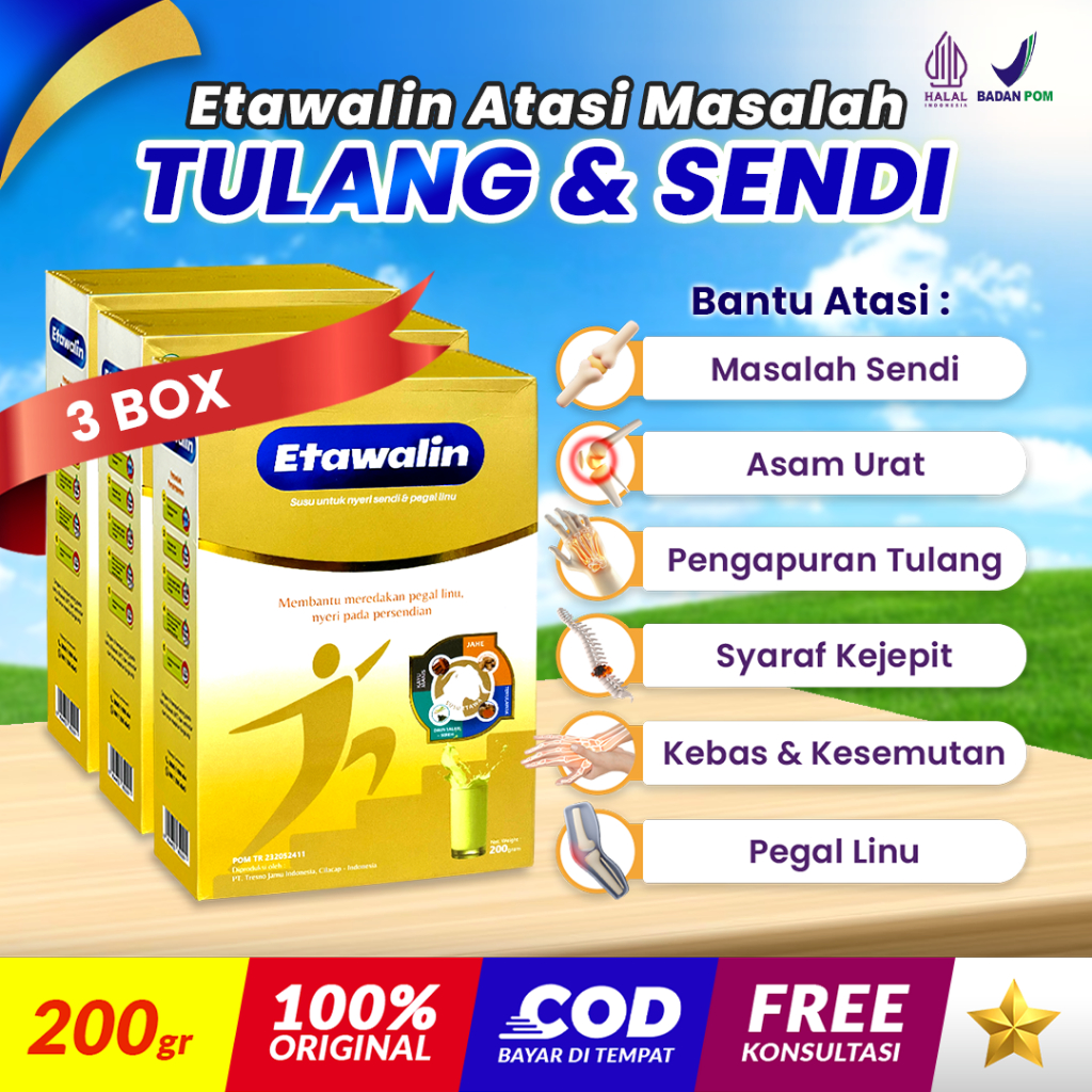 

ETAWALIN Harga Grosir Susu Etawa 100% Original Herbal Untuk Tulang & SendI