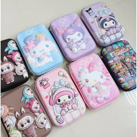 

Tempat Pensil Smiggle LABUBU tempat pensil HARD CASE ANAK TIMBUL LABUBU 3D