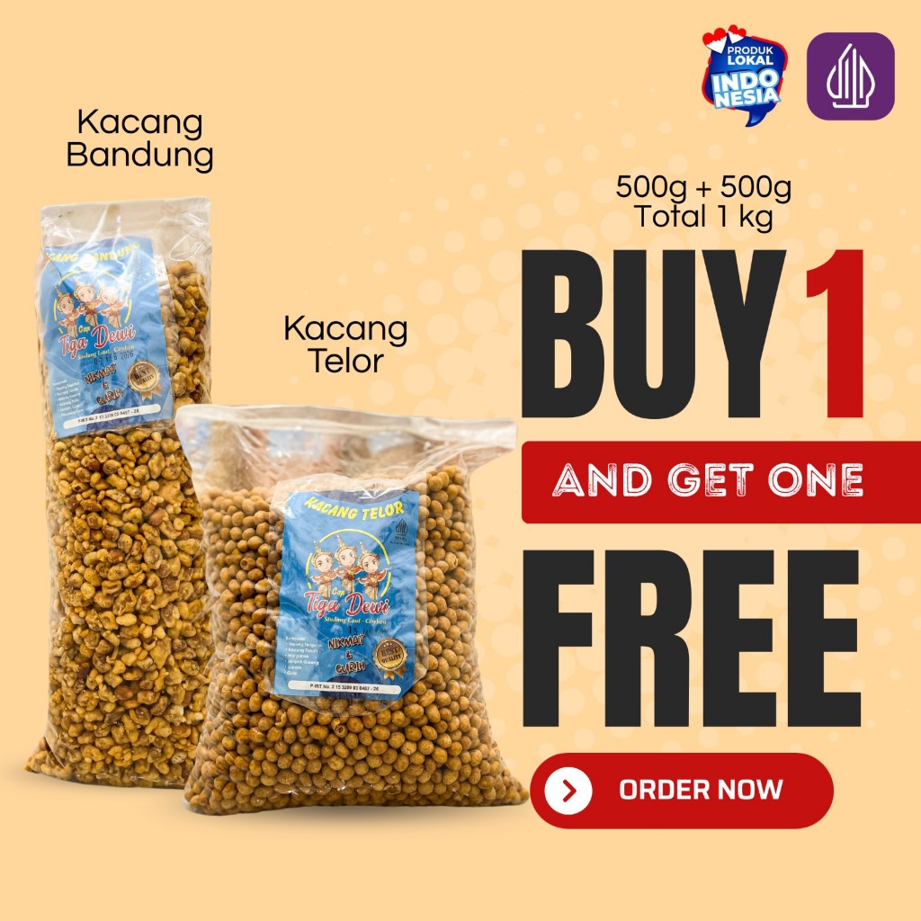 

[PROMO BELI 1 DAPAT 2] KACANG TELUR GORENG KACANG BANDUNG RENYAH ENAK