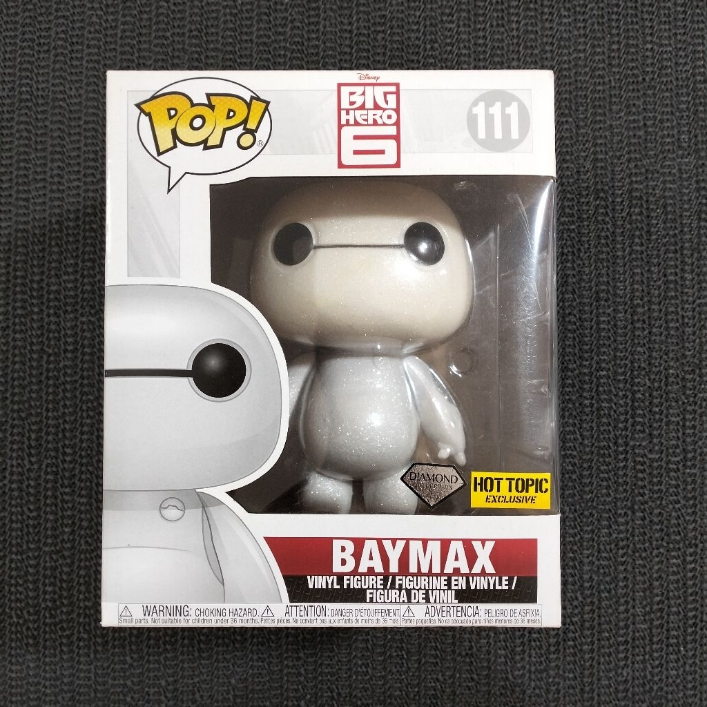 Funko Pop Disney Big Hero 6": Baymax (Diamond) #111 (Hot Topic Exclusive)