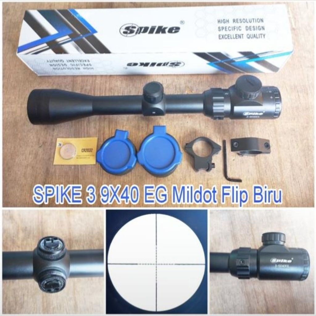 Teleskop Spike 3-9×40 Mildot