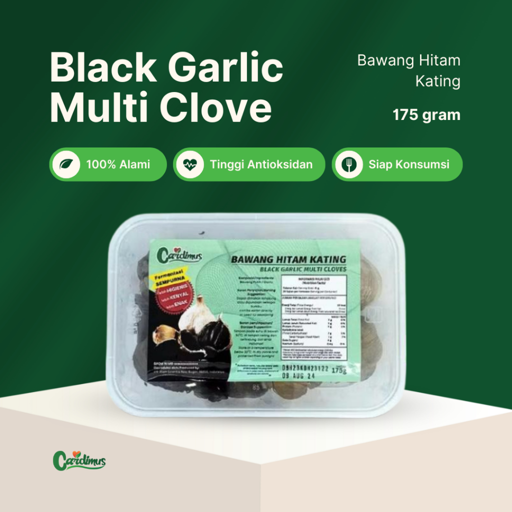 

Cardimus Black Garlic(Bawang Hitam) Kating Box 175gr