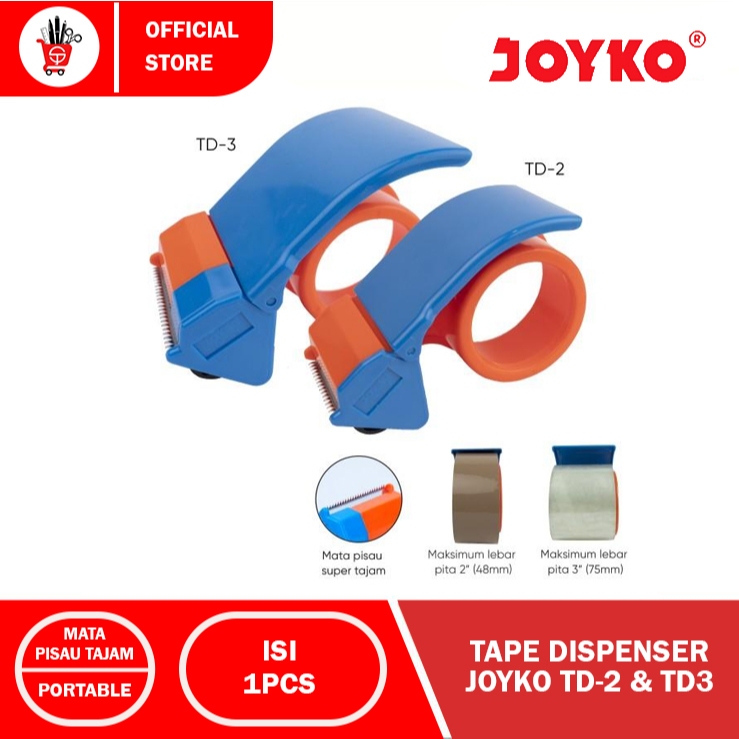 

Tape Dispenser | Tape Cutter Joyko TD-2 & TD-3 (1pcs)