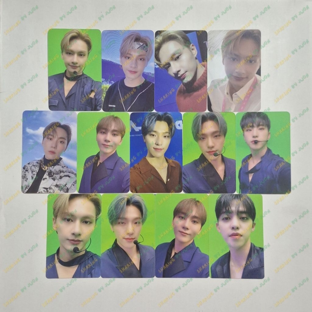 Photocard seventeen svt pc scoups jeonghan joshua jun hoshi wonwoo woozi the8 mingyu dk seungkwan ve