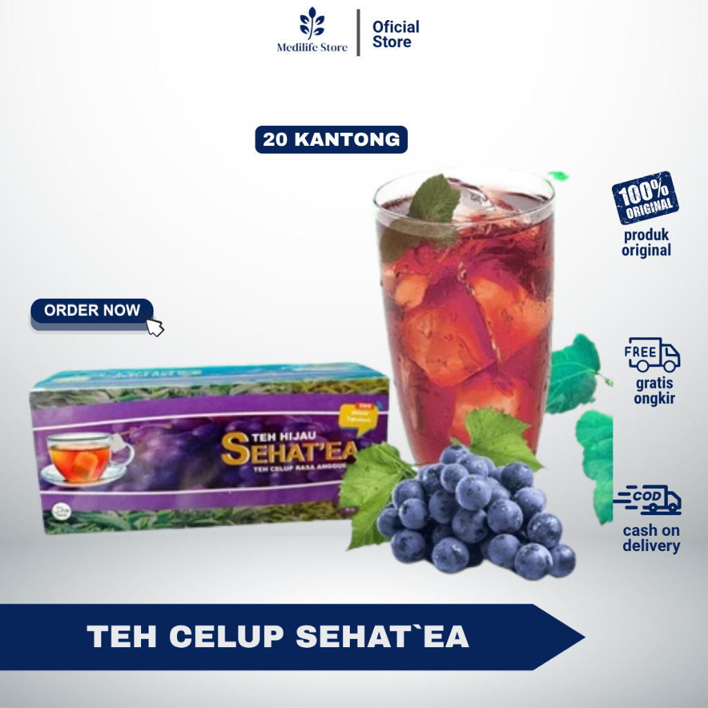 

SEHAT'EA TEH BUAH, teh anggur / teh stroberry / teh lechea / teh leci / teh lemon / lemon tea / teh persic / persik , teh buah / esteh / es tea TEH BUAH